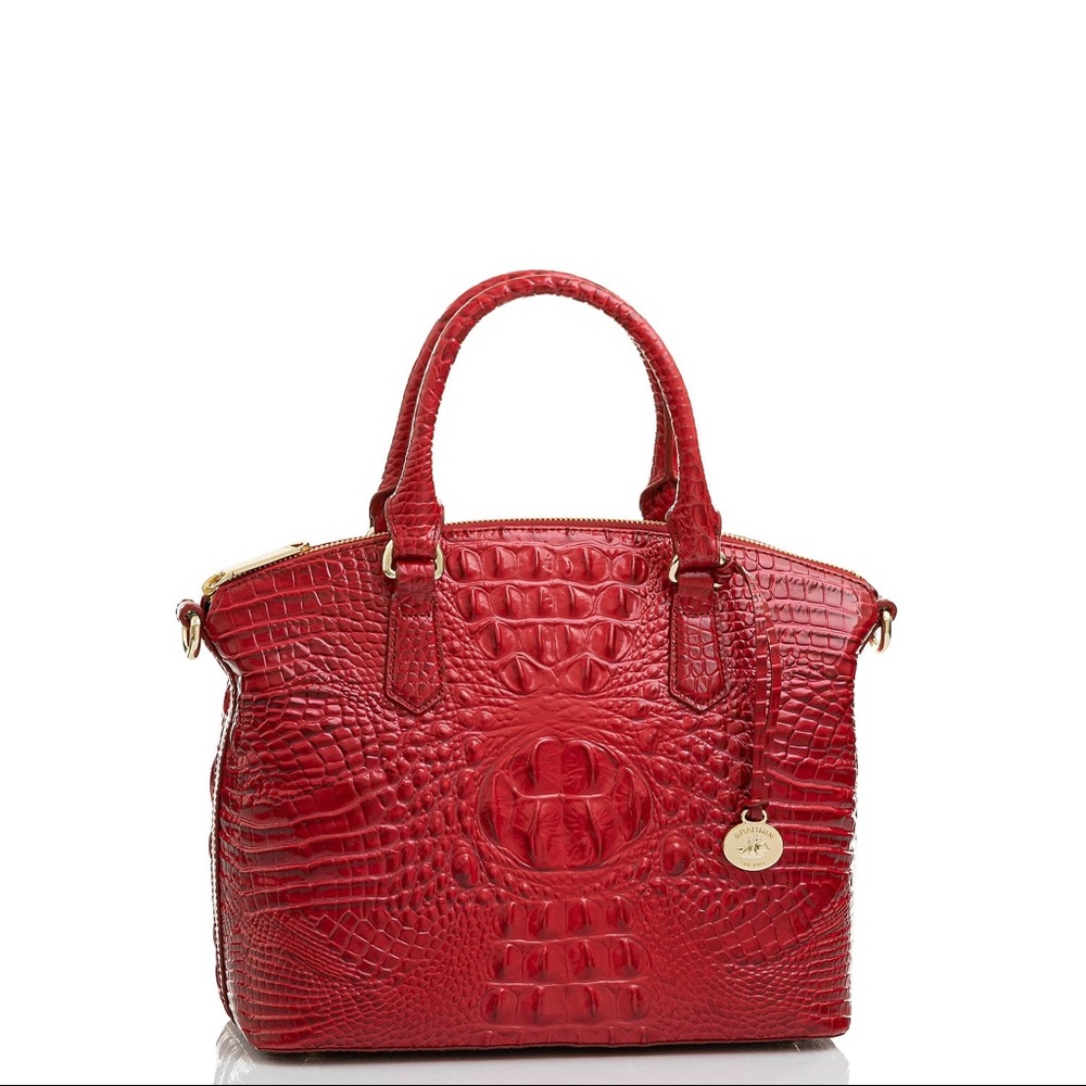 Brahmin Red Duxbury Medium Stachel